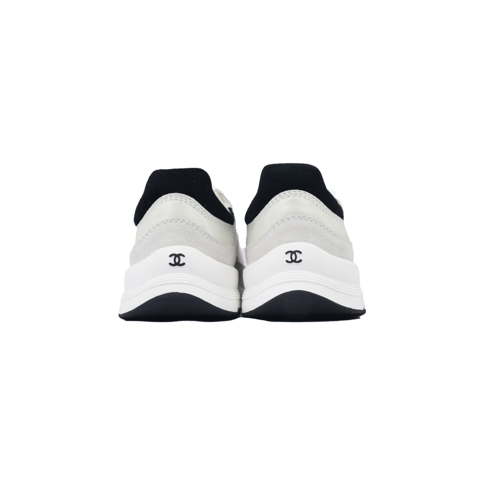 EM Sneakers Chanel Low Top White Mesh Cloth