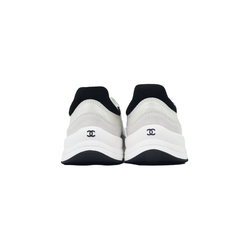 EM Sneakers Chanel Low Top White Mesh Cloth