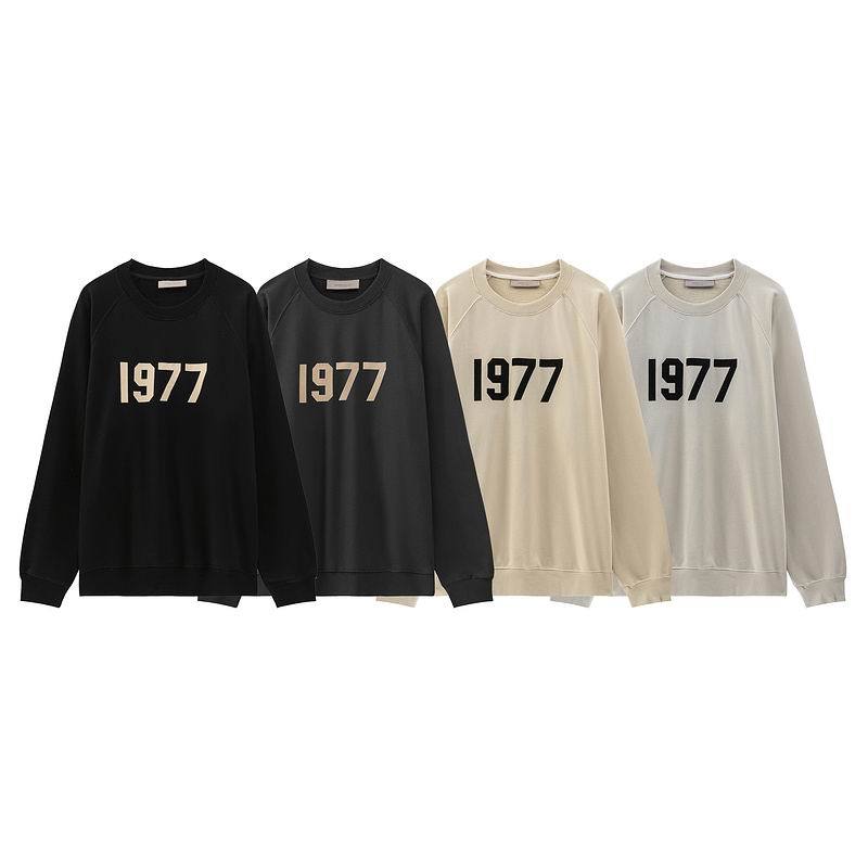 EM Sneakers Fear of God 1977 Sweatshirt -2919 Black/Dark Gray/Apricot/Gray