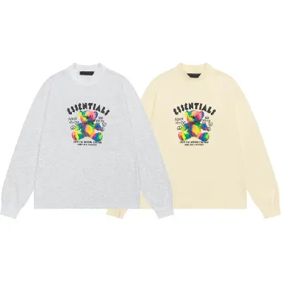 EM Sneakers Fear of God ×  ESSENTIALS Sweatshirt -1926 Yellow/Gray 01