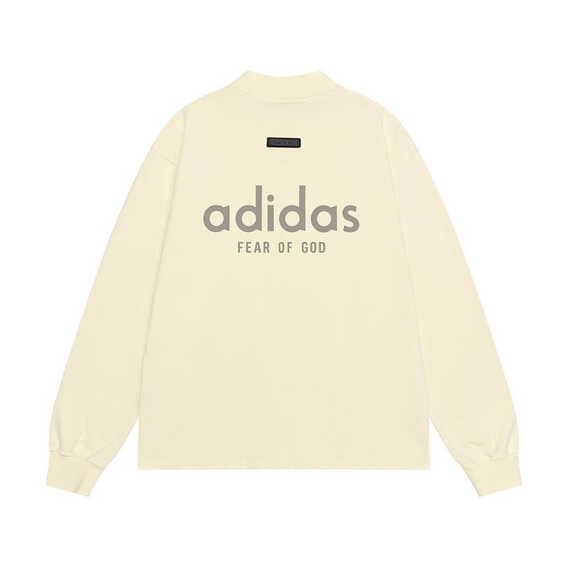 EM Sneakers Fear of God × Adidas Sweatshirt -1922 White/Black/Yellow