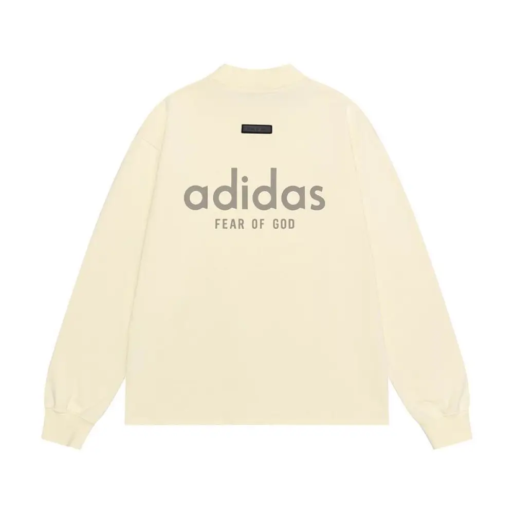 EM Sneakers Fear of God × Adidas Sweatshirt -1922 White/Black/Yellow