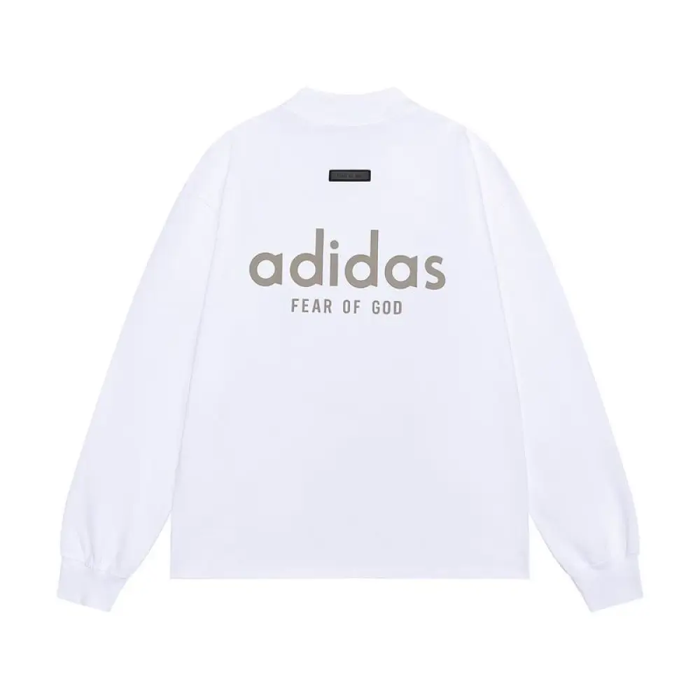 EM Sneakers Fear of God × Adidas Sweatshirt -1922 White/Black/Yellow