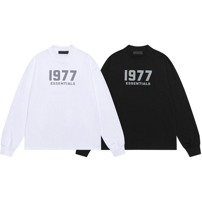 EM Sneakers Fear of God × ESSENTIALS 1977 Sweatshirt -1933 Black/White