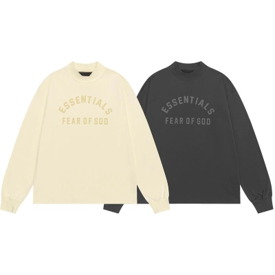 EM Sneakers Fear of God × ESSENTIALS Sweatshirt -1931 Black/Yellow 01