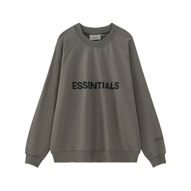 EM Sneakers Fear of God × ESSENTIALS Sweatshirt -2909 Gray/White/Brown/Green/Yellow/Black