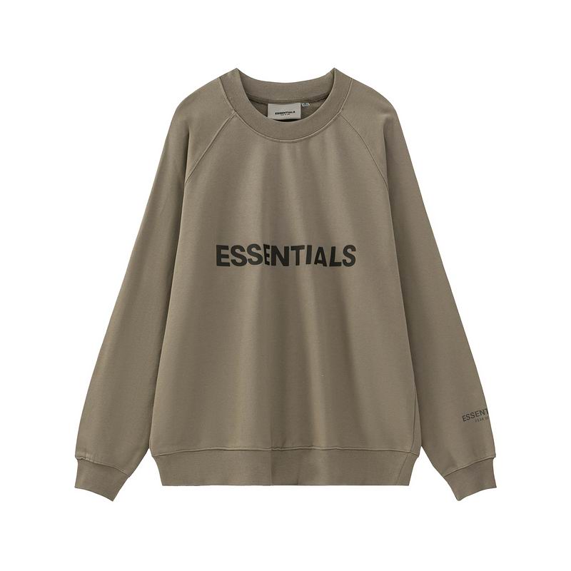 EM Sneakers Fear of God × ESSENTIALS Sweatshirt -2909 Gray/White/Brown/Green/Yellow/Black