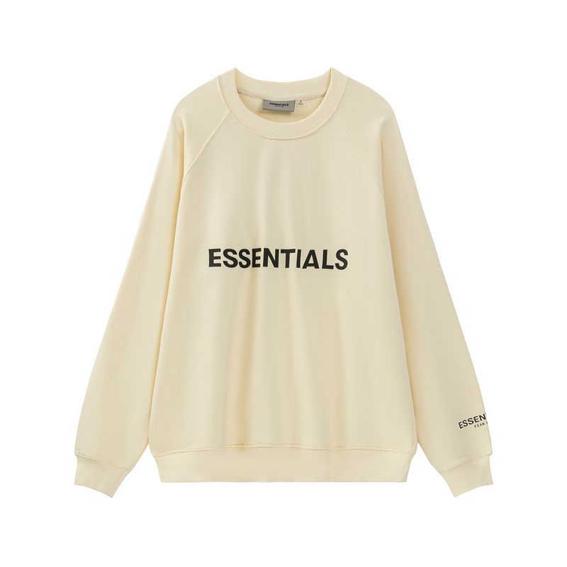 EM Sneakers Fear of God × ESSENTIALS Sweatshirt -2909 Gray/White/Brown/Green/Yellow/Black
