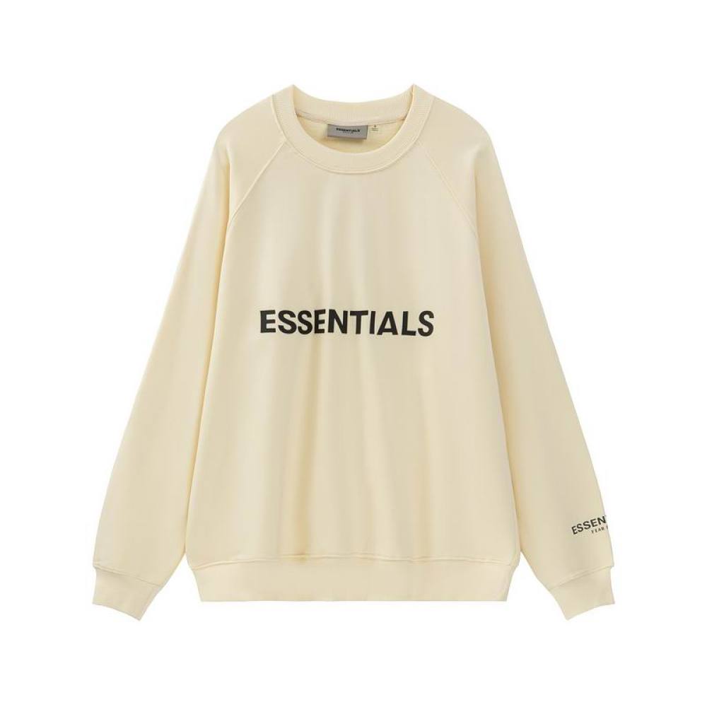 EM Sneakers Fear of God × ESSENTIALS Sweatshirt -2909 Gray/White/Brown/Green/Yellow/Black