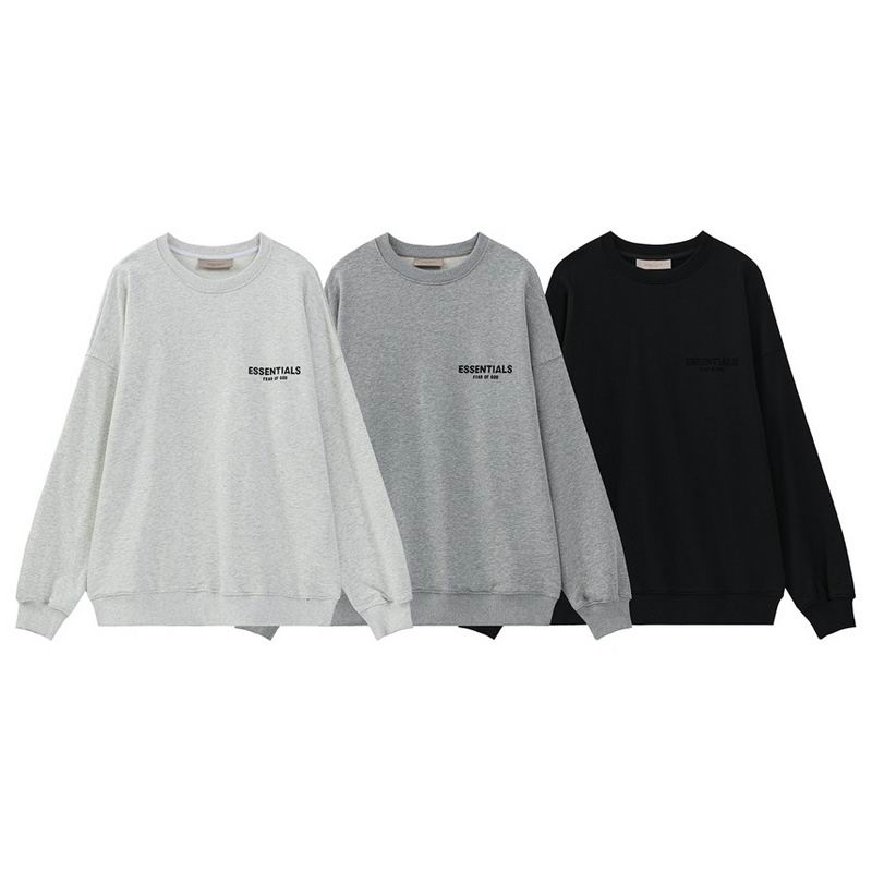 EM Sneakers Fear of God × ESSENTIALS Sweatshirt -2917 Black/Gray/White