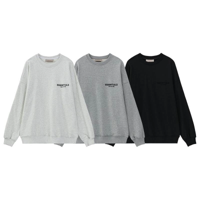 EM Sneakers Fear of God × ESSENTIALS Sweatshirt -2917 Black/Gray/White 01