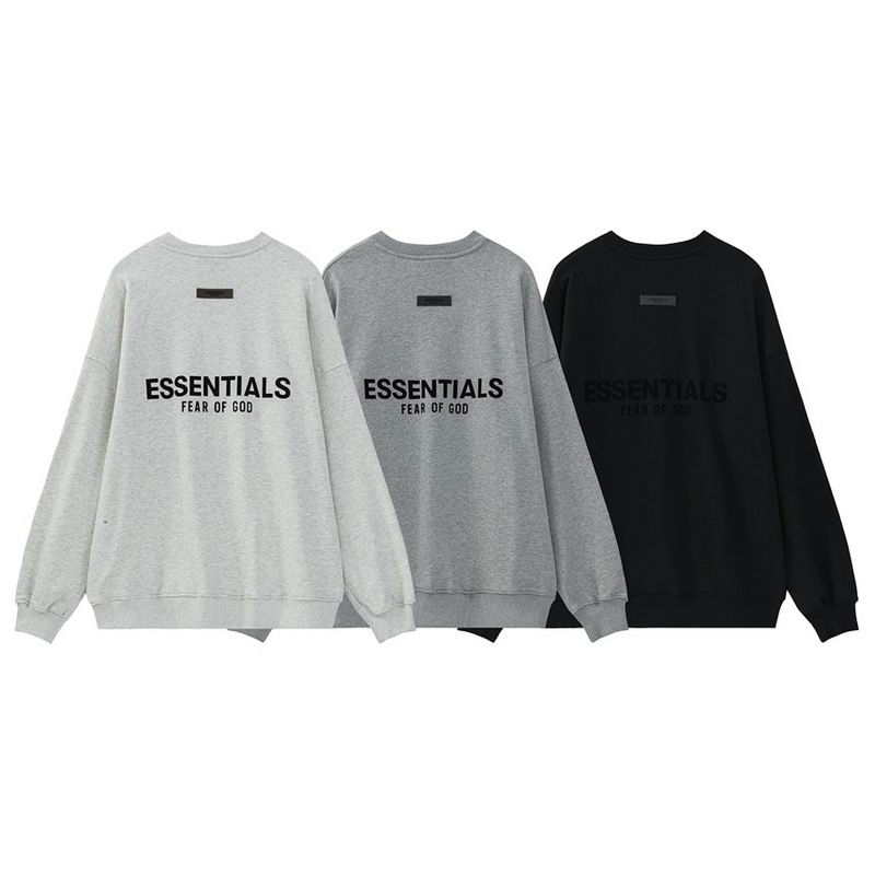 EM Sneakers Fear of God × ESSENTIALS Sweatshirt -2917 Black/Gray/White