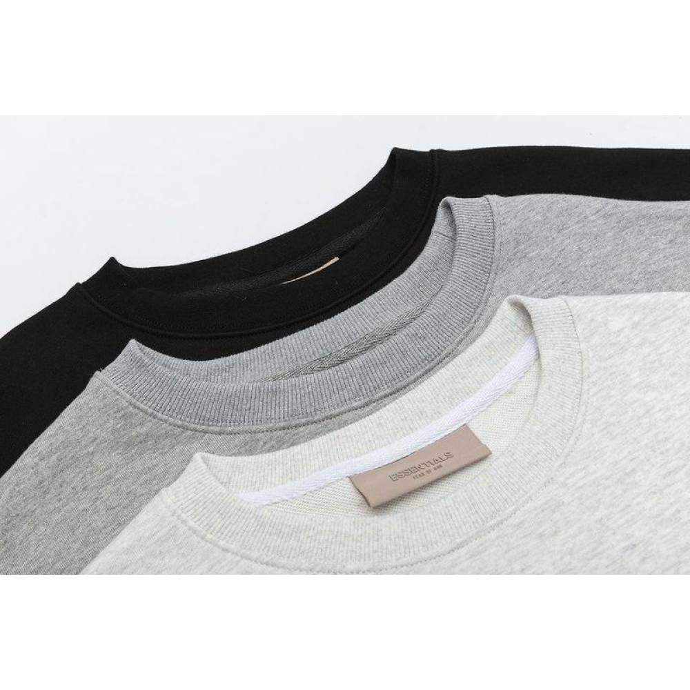 EM Sneakers Fear of God × ESSENTIALS Sweatshirt -2917 Black/Gray/White