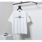 EM Sneakers Balenciaga 25ss Flame Double B Letter Print T-shirt White