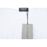 EM Sneakers Balenciaga 25ss Flame Double B Letter Print T-shirt White