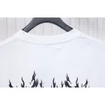 EM Sneakers Balenciaga 25ss Flame Double B Letter Print T-shirt White
