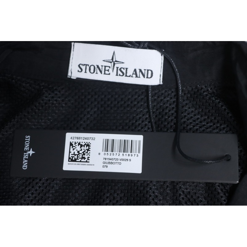 EM Sneakers Stone Island Black Label Multi-zip Shirt Jacket Black