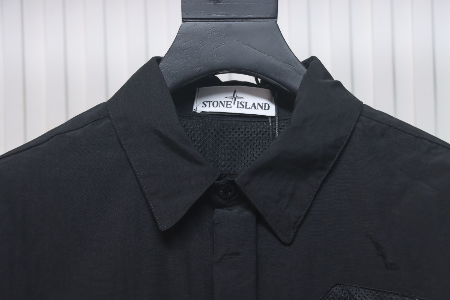 EM Sneakers Stone Island Black Label Multi-zip Shirt Jacket Black