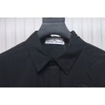 EM Sneakers Stone Island Black Label Multi-zip Shirt Jacket Black