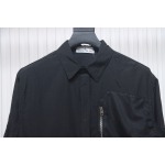 EM Sneakers Stone Island Black Label Multi-zip Shirt Jacket Black