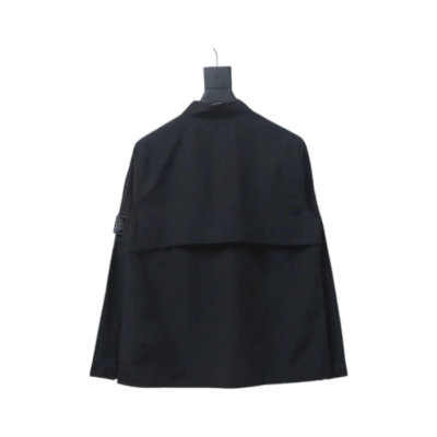 EM Sneakers Stone Island Black Label Multi-zip Shirt Jacket Black 02