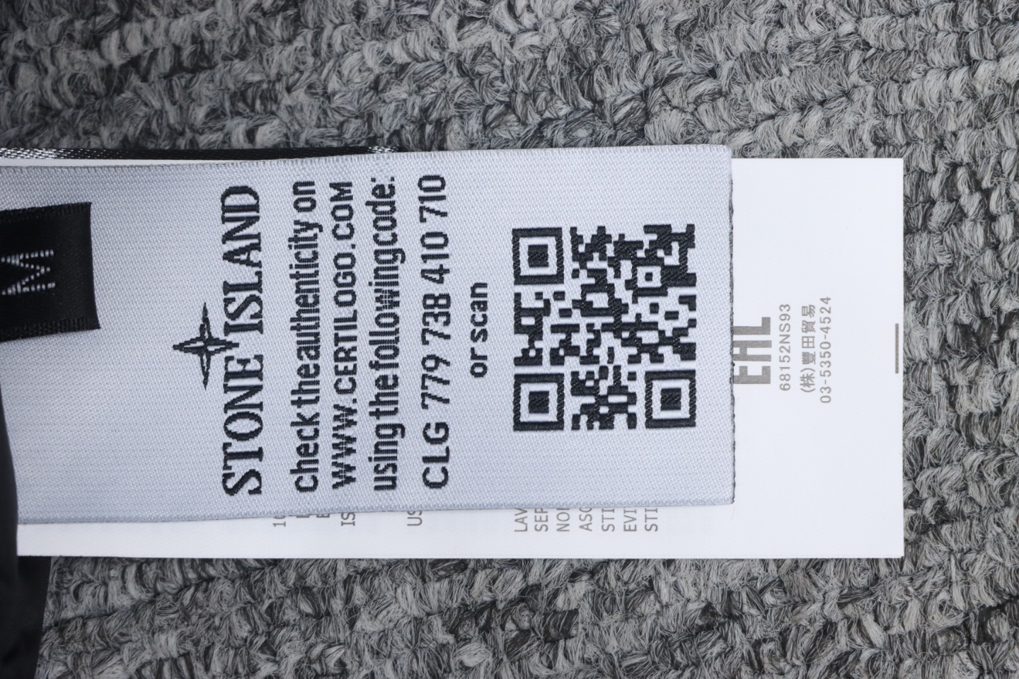 EM Sneakers Stone Island Logo Armband Logo Solid Color Zipper Outdoor Workwear Functional Hooded Down Jacket Black