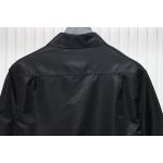 EM Sneakers Stone Island Zipper Pocket Sleeve Shirt Jacket Black