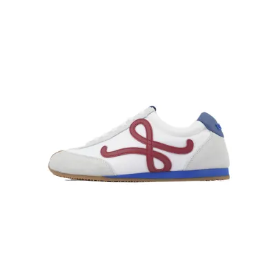 EM Sneakers Loewe Ballet Runner 2.0 White Red 01