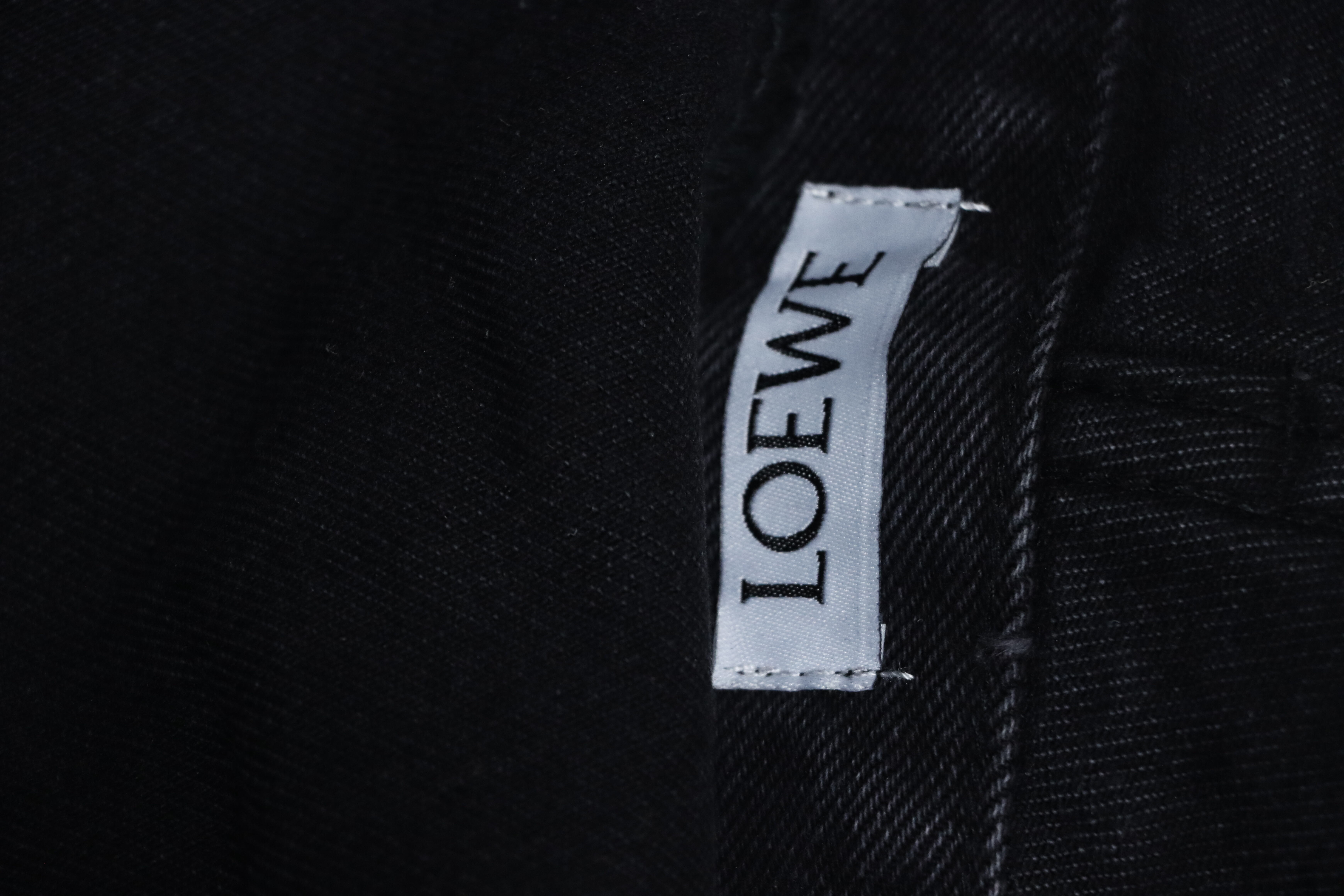 EM Sneakers Loewe Anagram Denim Jeans Black