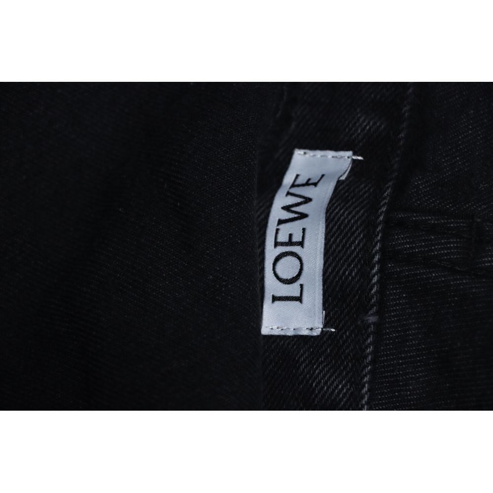 EM Sneakers Loewe Anagram Denim Jeans Black