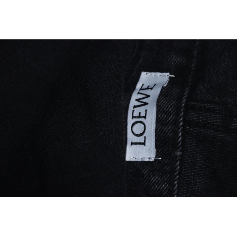 EM Sneakers Loewe Anagram Denim Jeans Black