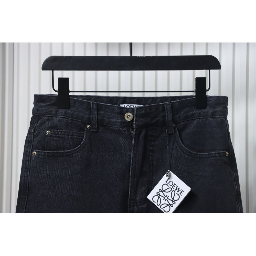 EM Sneakers Loewe Anagram Denim Jeans Black