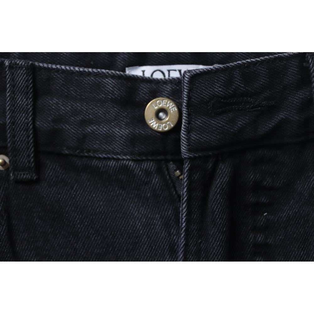 EM Sneakers Loewe Anagram Denim Jeans Black