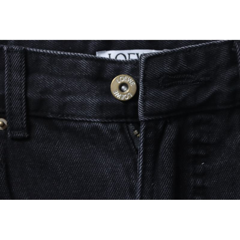EM Sneakers Loewe Anagram Denim Jeans Black