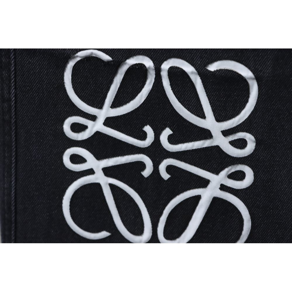 EM Sneakers Loewe Anagram Denim Jeans Black