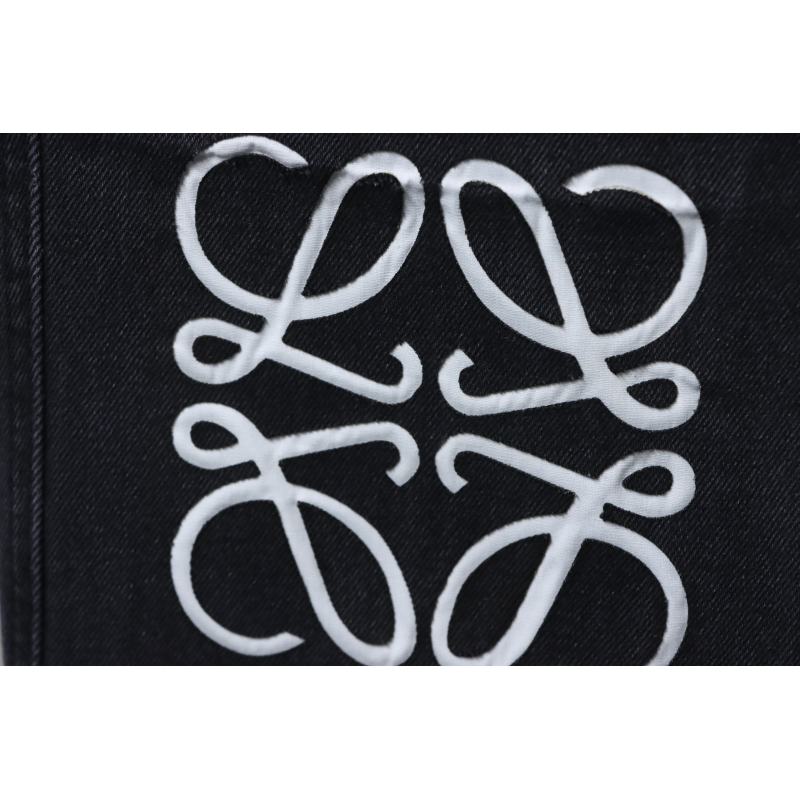 EM Sneakers Loewe Anagram Denim Jeans Black