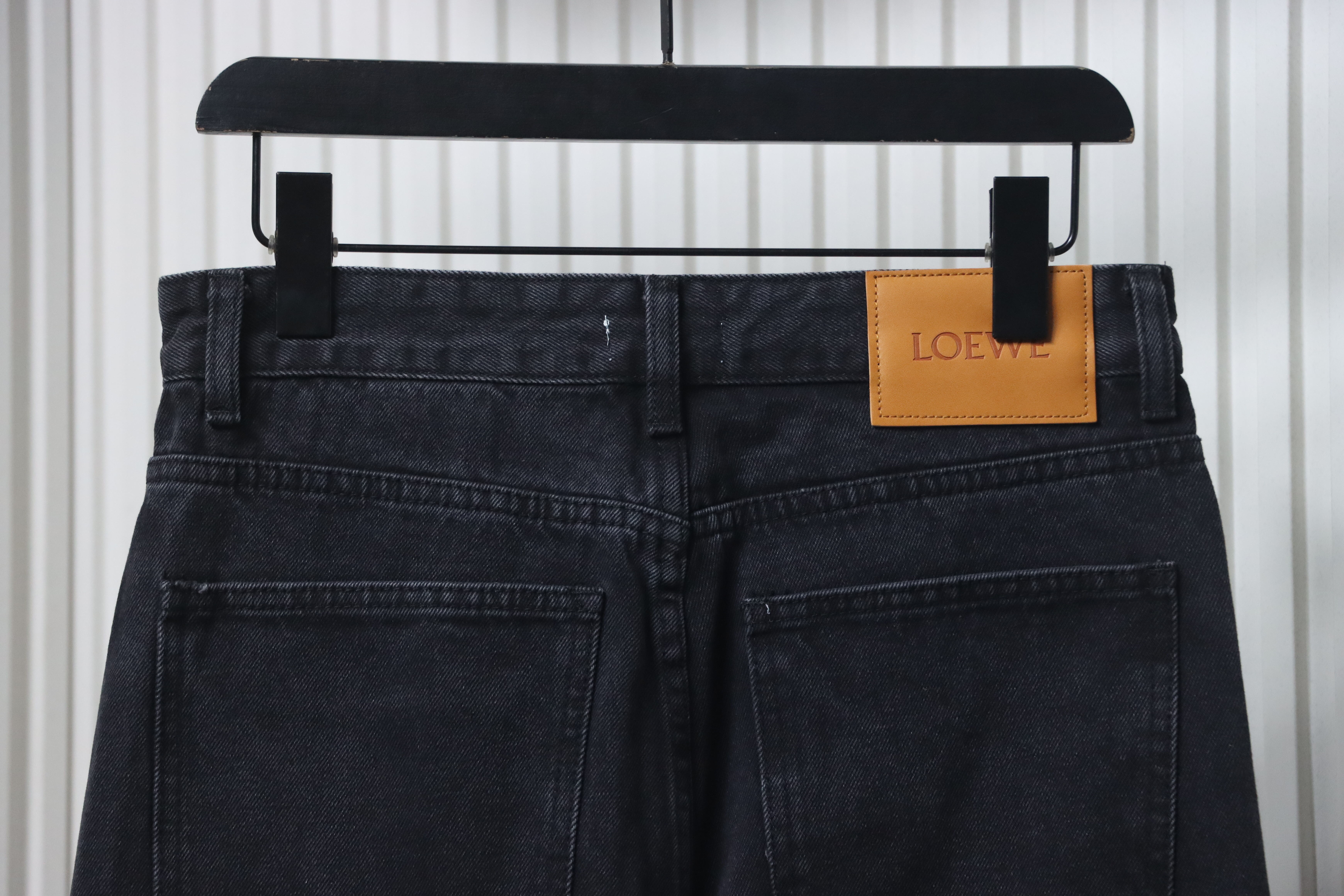 EM Sneakers Loewe Anagram Denim Jeans Black