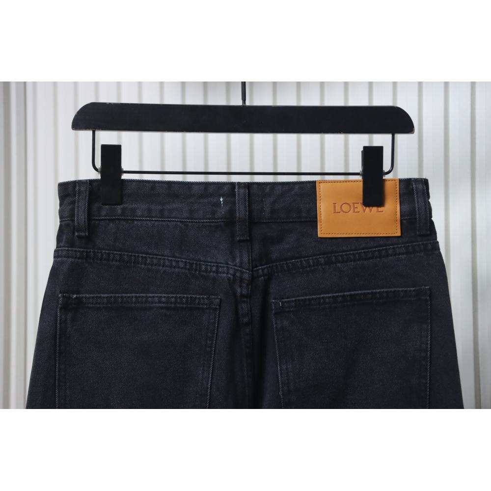 EM Sneakers Loewe Anagram Denim Jeans Black