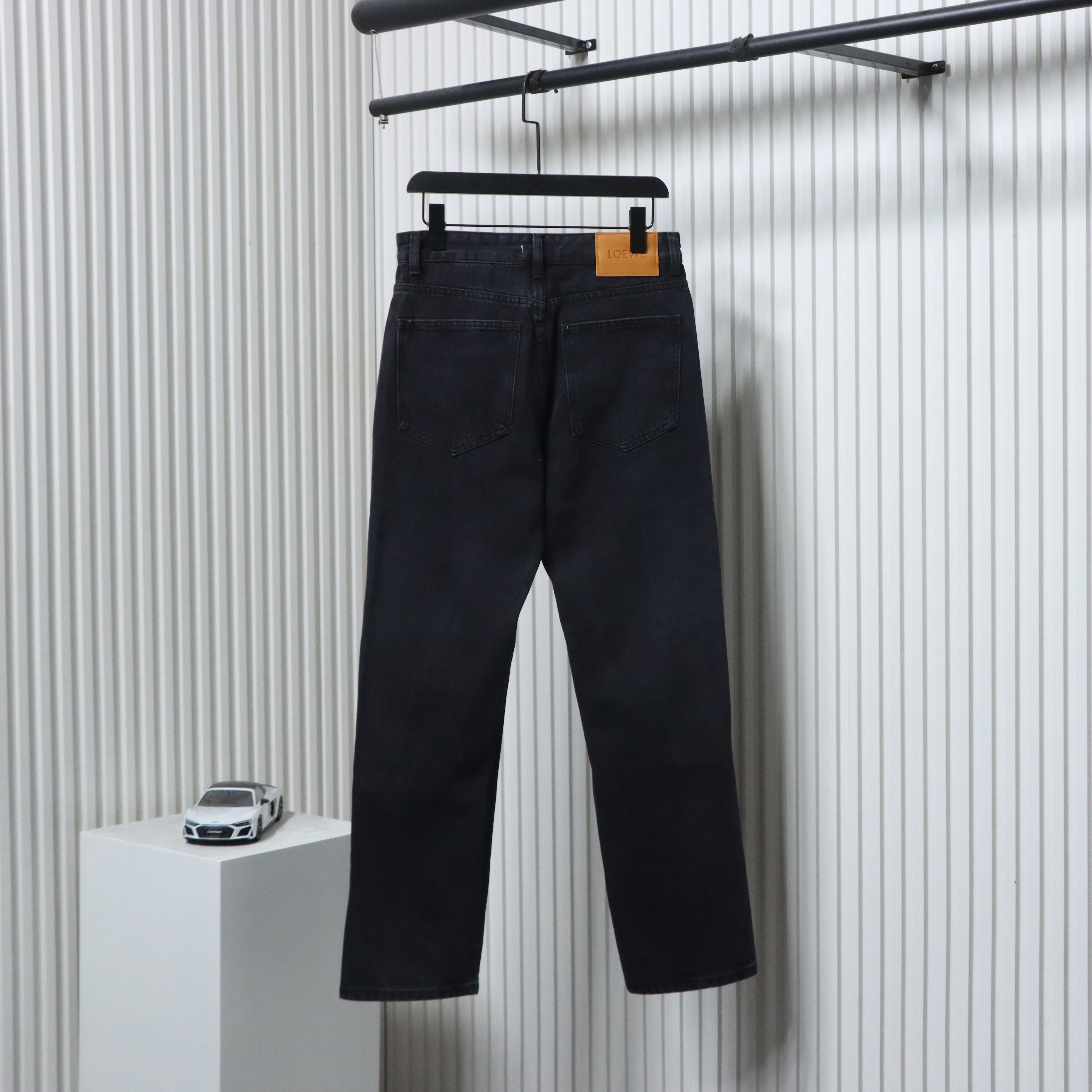 EM Sneakers Loewe Anagram Denim Jeans Black