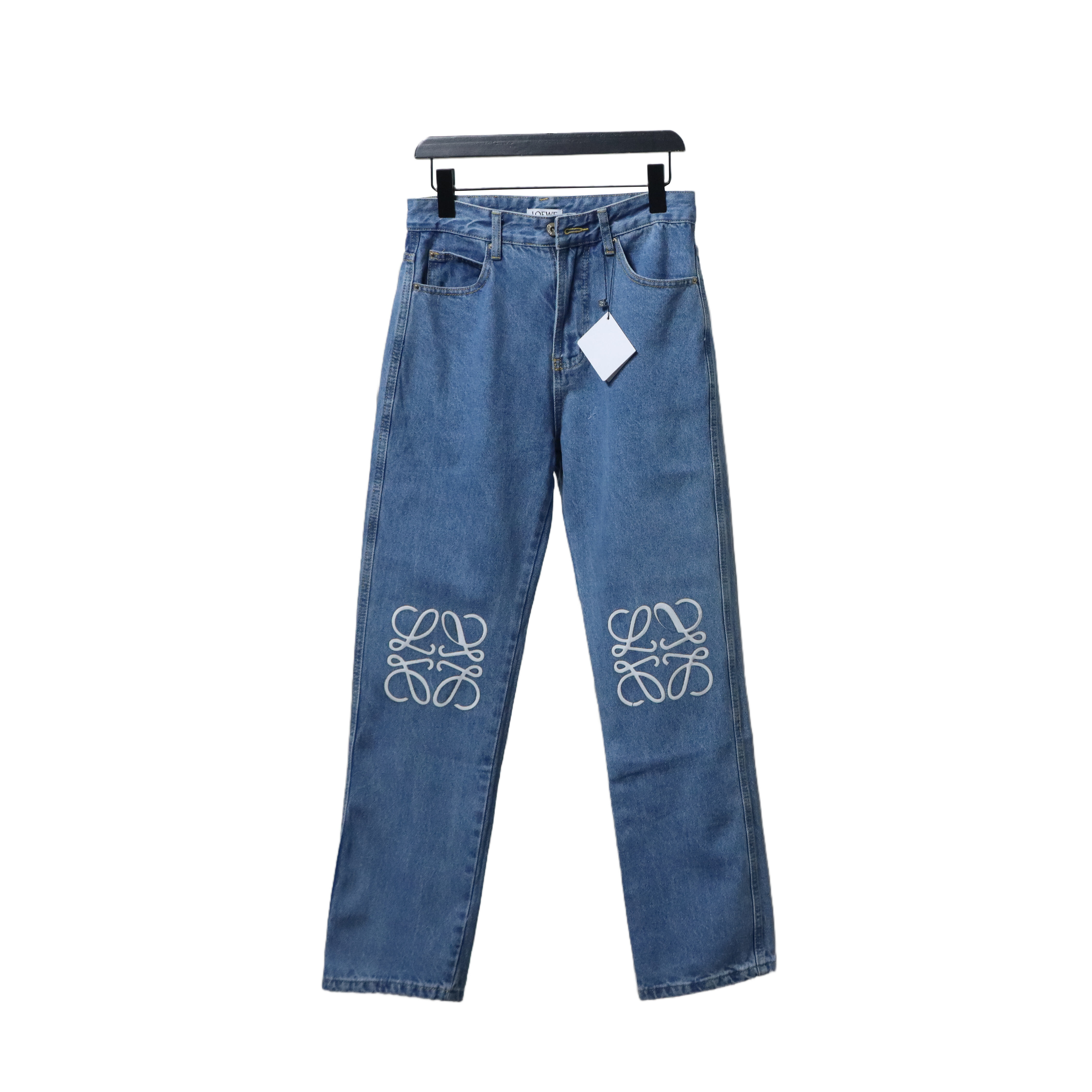 EM Sneakers Loewe Anagram Denim Jeans Blue