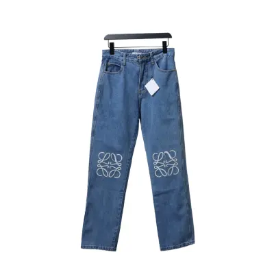 EM Sneakers Loewe Anagram Denim Jeans Blue 01