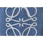 EM Sneakers Loewe Anagram Denim Jeans Blue