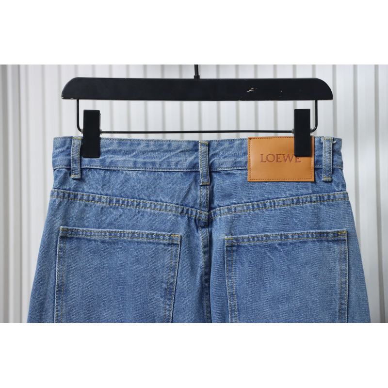 EM Sneakers Loewe Anagram Denim Jeans Blue