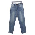 EM Sneakers Loewe Back Flame Embroidered Logo Jean Blue