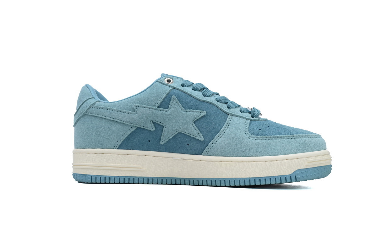 EM Sneakers A Bathing Ape Bape Sta Blue Suede