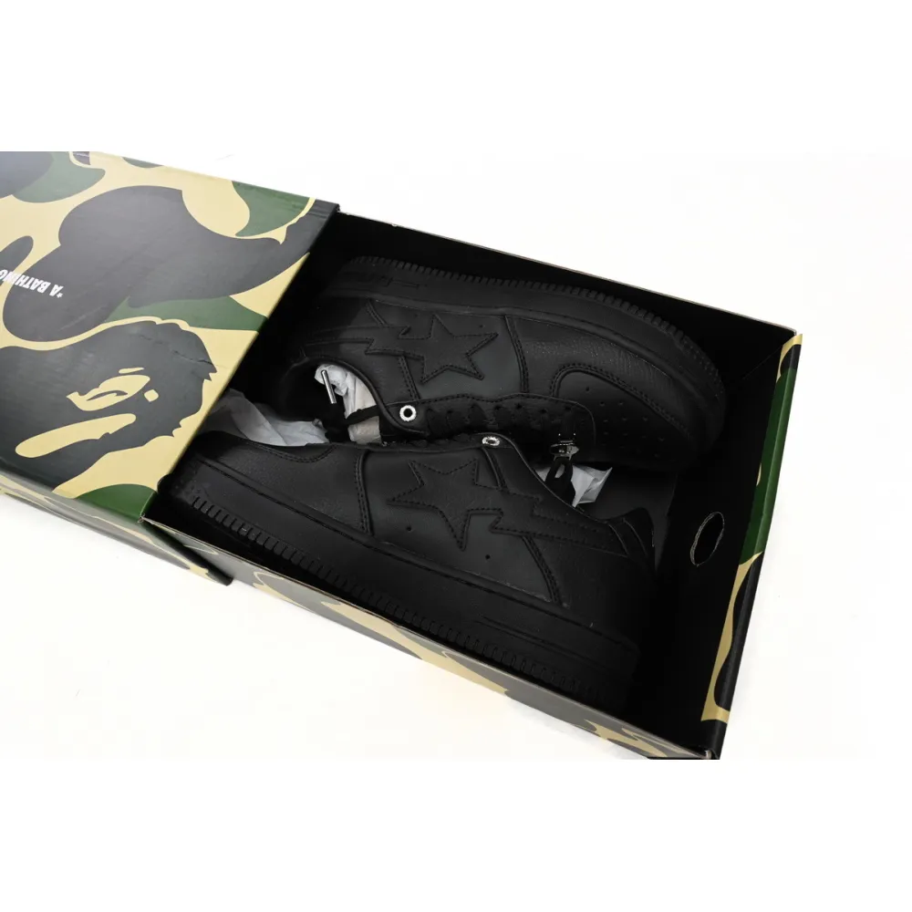 EM Sneakers A Bathing Ape Bape Sta Low Black