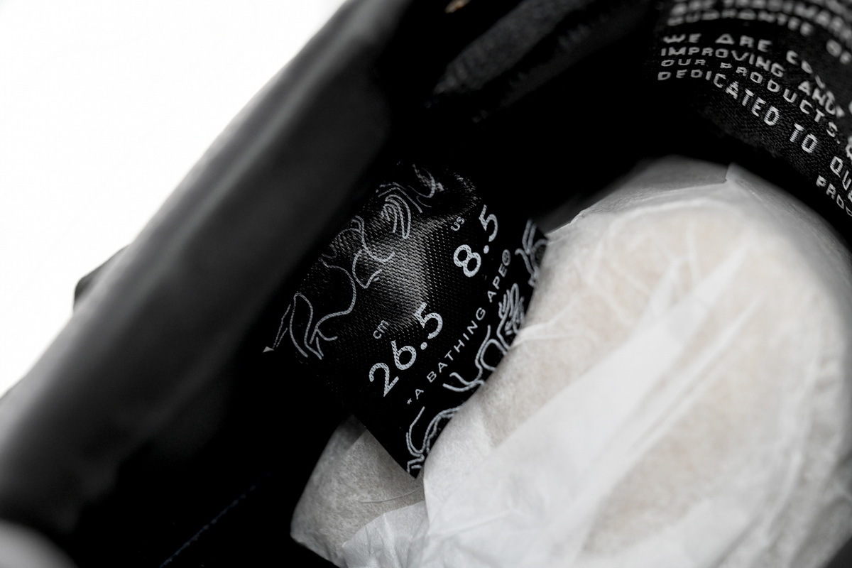 EM Sneakers A Bathing Ape Bape Sta Low Black