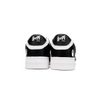 EM Sneakers A Bathing Ape Bape Sta Low Black And White Star