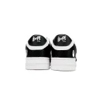 EM Sneakers A Bathing Ape Bape Sta Low Black And White Star