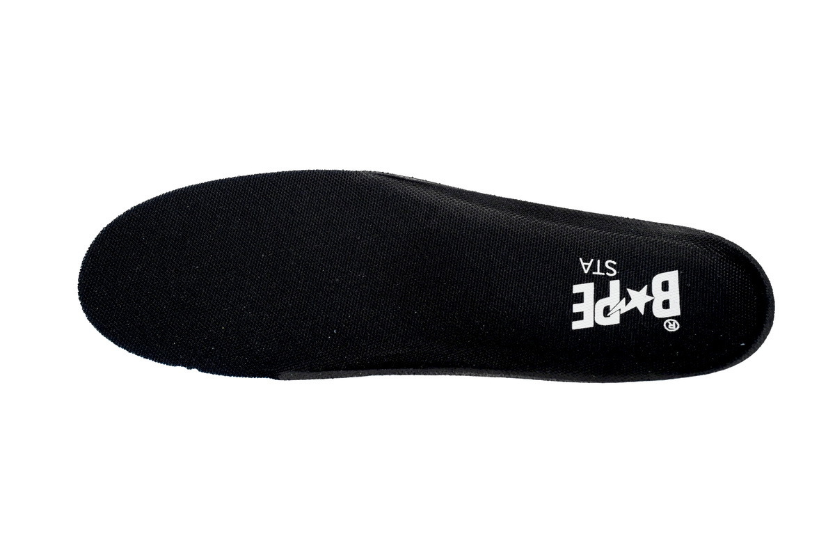 EM Sneakers A Bathing Ape Bape Sta Low Black And White Star